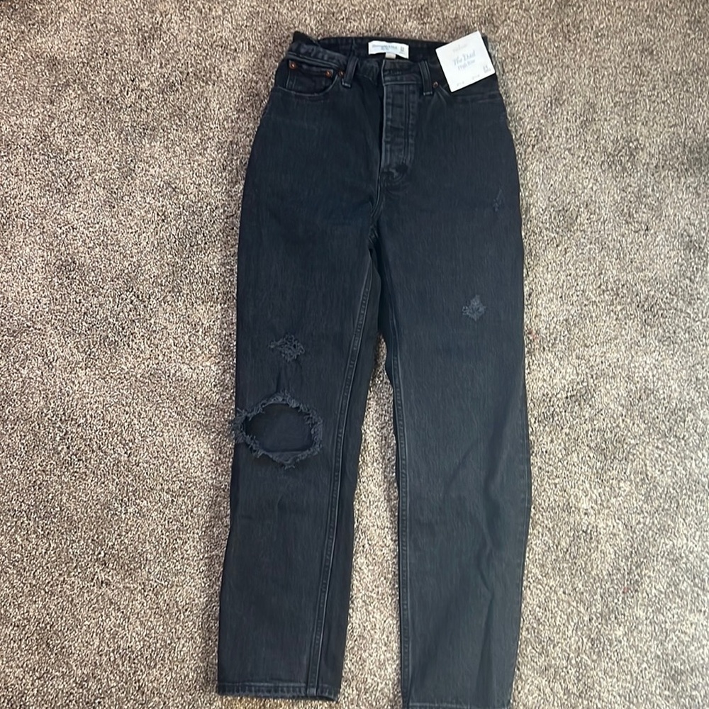 Abercrombie curve love dad jeans